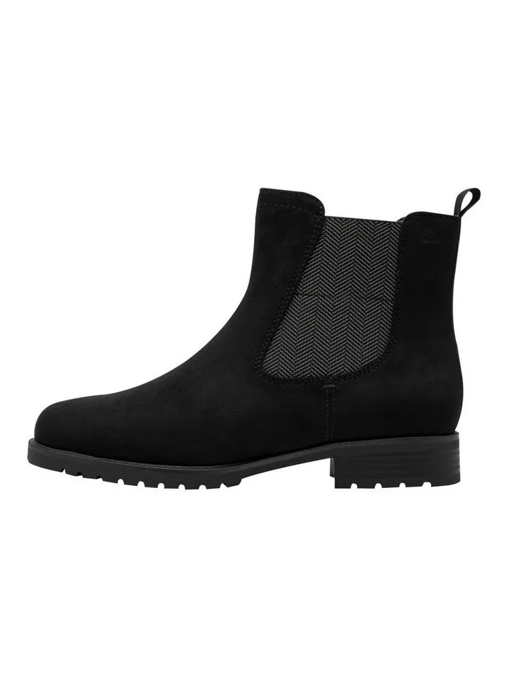 Jana Jana Vegan spitz kein Absatz 8-25493-47 Chelseaboots Vegan, Schwarz, – Produktbild 4 von 5