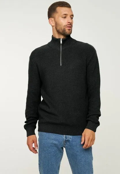 recolution Herren Strickpullover aus Bio-Baumwolle - HELANTIUM - recolution, Black (schwarz), – Produktbild 1 von 4