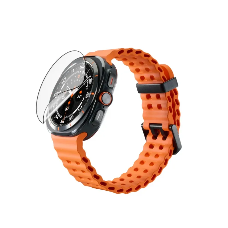 Hama Hama Displayschutz "Super Hybrid" f Sams. Galaxy Watch Ultra, 47mm, Montagehilfe – Produktbild 1 von 6