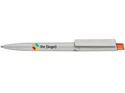 RITTER CARES RITTER CARES Kugelschreiber 'Crest Recycled' grau/clementine – Produktbild 1 von 1