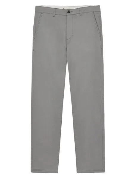 KnowledgeCotton Apparel KnowledgeCotton Apparel Canvas Hose CHUCK aus Bio-Baumwolle, Grau (ultimate-grey), – Produktbild 2 von 3