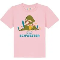 watabout kids watabout.kids T-Shirt Kinder Krokodil Große Schwester, Cotton pink, – Produktbild 1 von 1