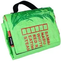 GOOPSI GOOPSI Faltbare Outdoordecke aus Reissack – Kinderdecke, Picknickdecke, Hundedecke - Fairtrade, Grün, – Produktbild 1 von 1