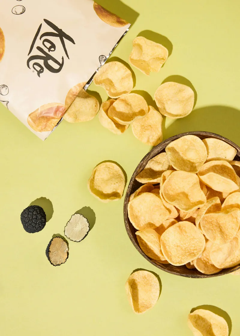 KoRo Bio Linsenchips mit Trüffelgeschmack 100 g – Produktbild 4 von 5