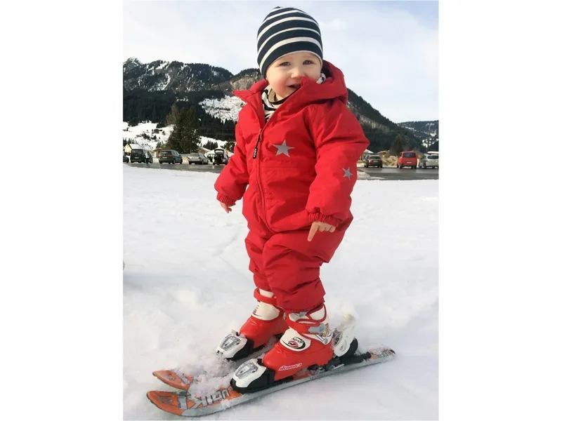 BMS BMS Baby und Kinder Schneeanzug atmungsaktiv und wasserdicht SoftLan rot Gr.110, Rot, – Produktbild 2 von 2