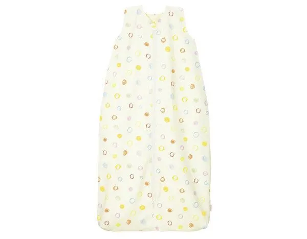 Cotonea Cotonea Bio Kinderschlafsack mit Flanell-Futter, Design: kritzelkreise (mehrfarbig), – Produktbild 1 von 1