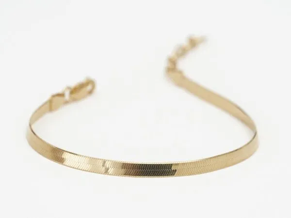 BELLYBIRD Jewellery BELLYBIRD Jewellery SCHLANGENARMBAND - 925 Silber/ Silber vergoldet, bewegliches Gliederband, Silver, – Produktbild 1 von 4