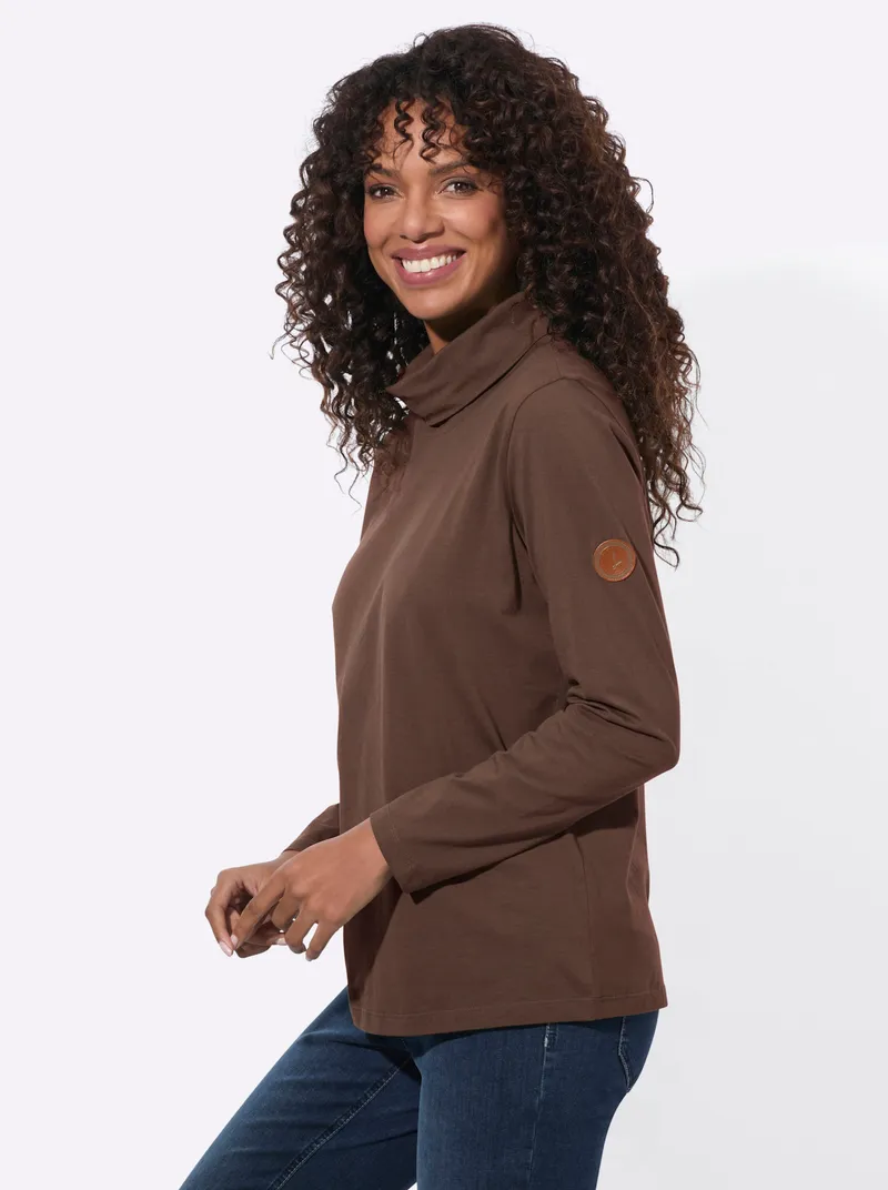 Witt Witt Rollkragenshirt schoko, Schoko, – Produktbild 2 von 2