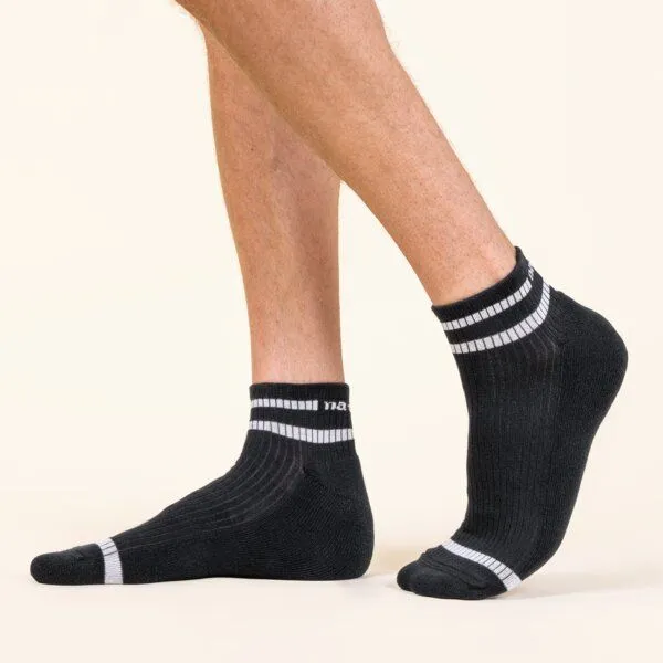 Living Crafts Living Crafts Hohe Sneaker-Socken, 2er Pack - ORELL, Black (schwarz), – Produktbild 1 von 3