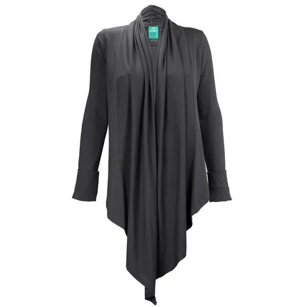 nice to meet me nice to meet me Wrap Around Jacket, Dark grey, – Produktbild 3 von 4