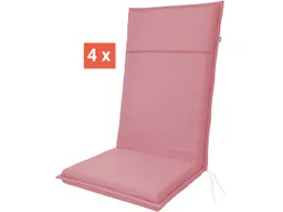 Doppler doppler Auflage "LIFE" für Hochlehner, 4er-Pack, 119x48x4 cm, Polyester, himbeer – Produktbild 1 von 1