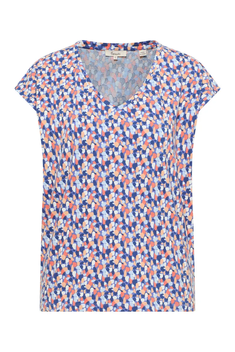 Tranquillo Jerseyshirt Elliin aus Bio-Baumwolle - pebbles / L – Produktbild 1 von 2
