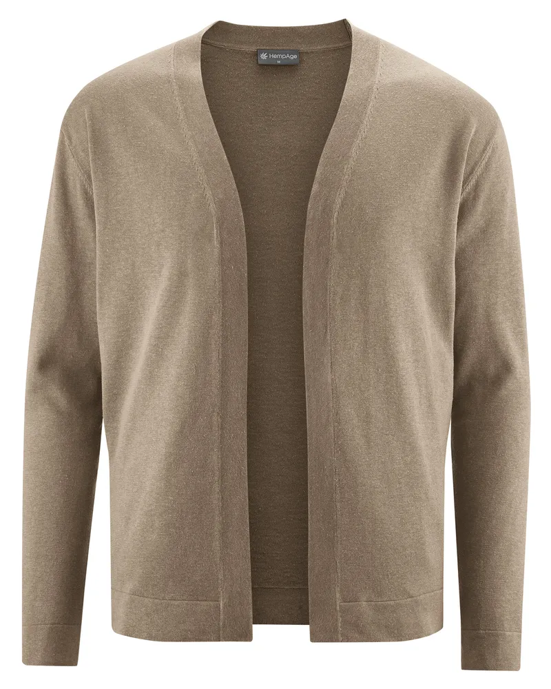 HempAge Hempage Herren vegan Jacke Timeless Grit In Beige, Beige, – Produktbild 1 von 2