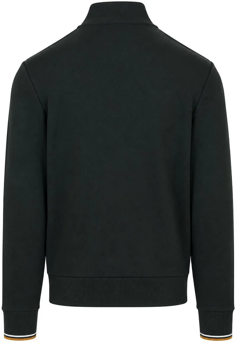 Fred Perry Fred Perry Half Zip Pullover Dunkelgrün 78C - Größe XL, Dunkelgrün, – Produktbild 1 von 4