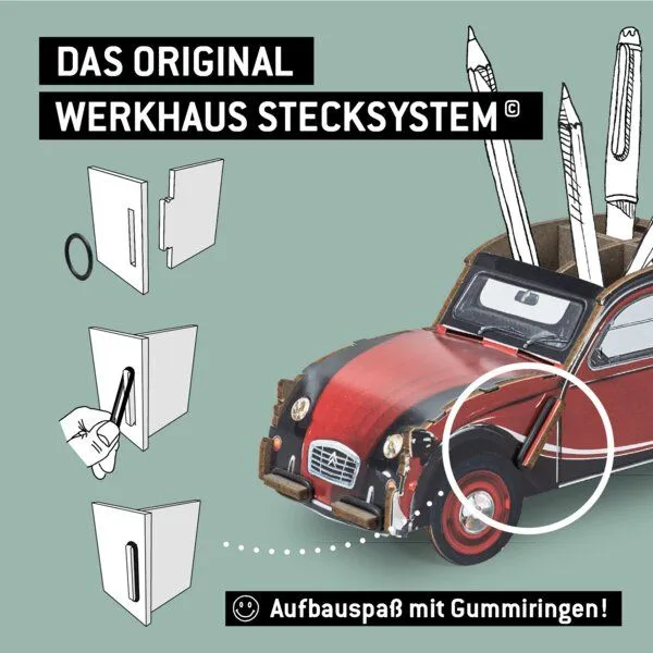 WERKHAUS WERKHAUS Stiftebox 2CV Ente - Charleston – Produktbild 3 von 5