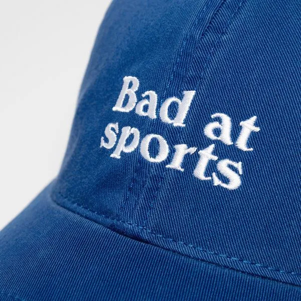 Dedicated DEDICATED Cap Slussen aus Bio-Baumwolle - Bad at Sports, Royal blue (blau), – Produktbild 2 von 3