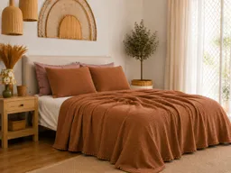 Sandiik Wohndecke Musselin Wohndecken Classic aus Bio-Baumwolle, Sandiik, Made in Germany Stuttgart – Produktbild 1 von 1