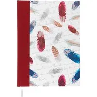 Notizbuch "Feder" DIN A5 blanko, 96 Blatt – Produktbild 1 von 1