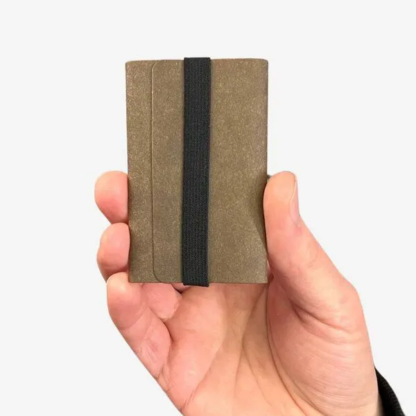 ANDERS & KOMISCH ANDERS & KOMISCH Veganes Kreditkartenetui - Cardholder mit Münzfach - TINY Braun, Schwarz, – Produktbild 1 von 4