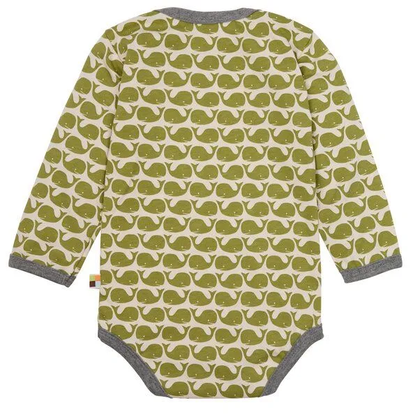 loud + proud loud + proud Babys & Kinder, Body Langarm, GOTS-zertifiziert, Moos (grün), – Produktbild 1 von 1