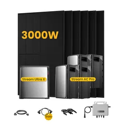 EcoFlow EcoFlow Stream Ultra X Solaranlage mit Speicher, inkl. 6 x 500W Bifazialen Solarmodulen, by Powerness (deal) - Stream Ultra X + 4 x Stream AC Pro | 11520Wh / ohne Zubehör / Standardversand – Produktbild 1 von 1