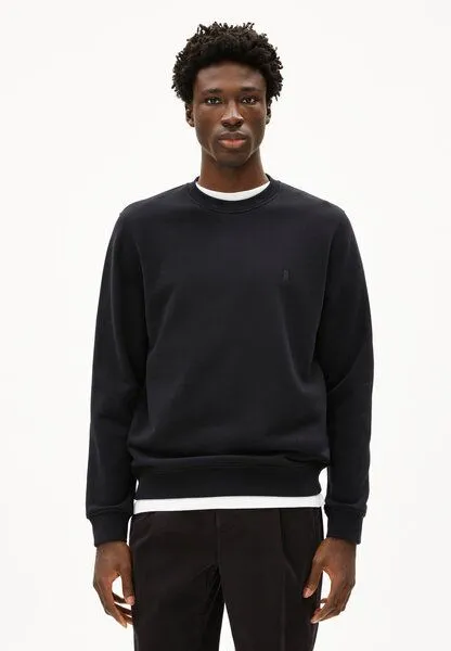 ARMEDANGELS ARMEDANGELS BAARO LOOP Herren Sweatshirt aus Bio-Baumwolle, Black, – Produktbild 1 von 3