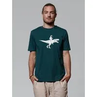 watapparel watapparel T-Shirt Unisex Astronaut on T-Rex, Glazed green, – Produktbild 1 von 1