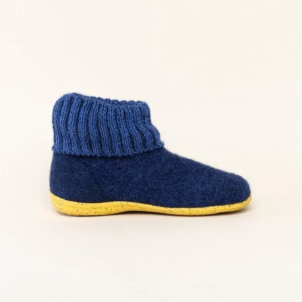 Gottstein Gottstein Kinder Hüttenschuh Alpine Boot RU für Jungen & Mädchen, Dunkel-blau, – Produktbild 2 von 3