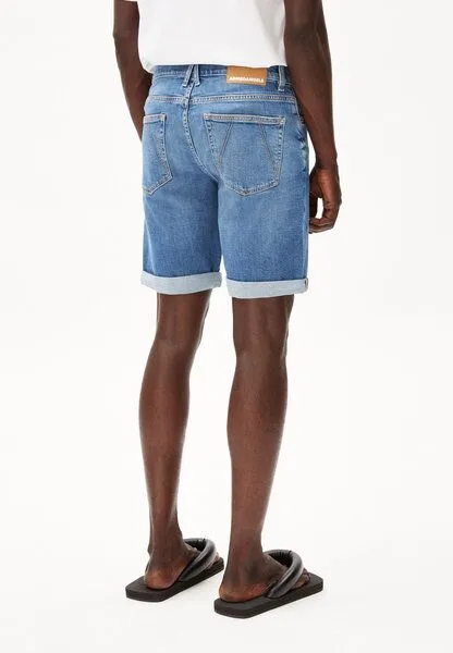 ARMEDANGELS ARMEDANGELS NAAILO HEMP - Herren Jeans Shorts aus Bio-Baumwoll-Hanf Mix, Blue, – Produktbild 2 von 4