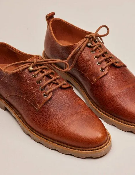 M.Moustache M.Moustache Schnürschuh Modell: Simon, Honey grained (braun), – Produktbild 3 von 8