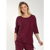 Magadi Magadi Yoga Shirt SARA aus Naturmaterial, Rot (dark red), – Produktbild 1 von 1