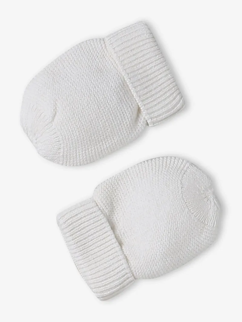 Vertbaudet Baby Set mit Mütze, Weiß, – Produktbild 3 von 4