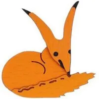 BeWooden BeWooden Holzbrosche Fuchs des Kleinen Prinzen – Produktbild 1 von 1