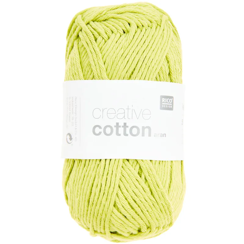 Rico Design Rico Design Creative Cotton aran Pistazie Hell, Pistazie hell, – Produktbild 1 von 1