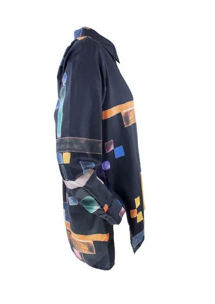 Sophia Schneider-Esleben Sophia Schneider-Esleben Unisex Shirt Lui, Triadic - Hemd Damenhemd und Herrenhemd aus Bio-Baumwolle – Produktbild 2 von 3