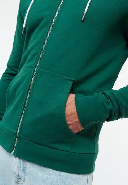 Givn Berlin Givn Berlin Herren Sweatjacke aus Bio-Baumwolle "Winston", Cedar green, – Produktbild 4 von 4