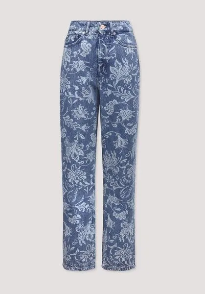 hessnatur hessnatur Jeans Straight Relaxed aus Bio-Baumwolle mit TENCEL Lyocell, Dark blue, – Produktbild 3 von 3