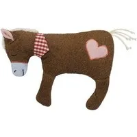 Efie Efie XL Pferd braun mit Herz, Spieltier und Kuschelkissen – Produktbild 1 von 1