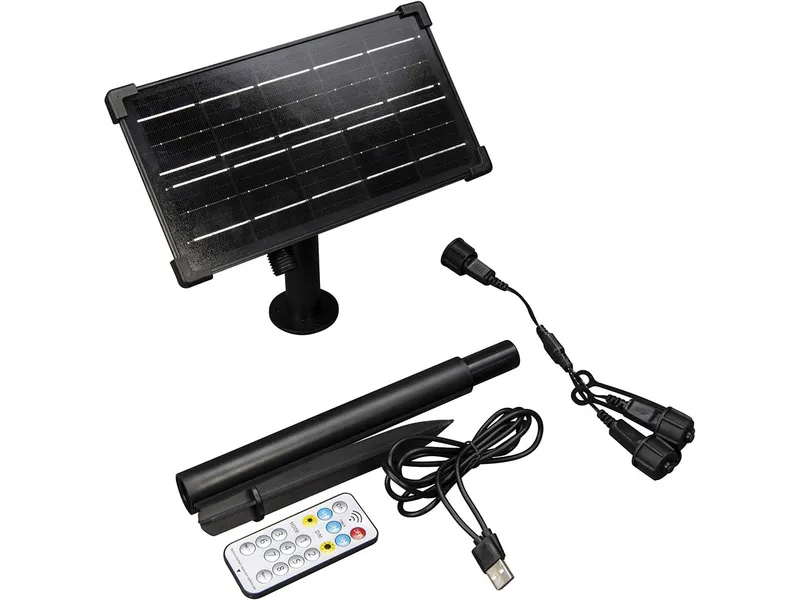 Konstsmide Konstsmide Solarpanel mit Akku, für Lichterketten, medium – Produktbild 1 von 1