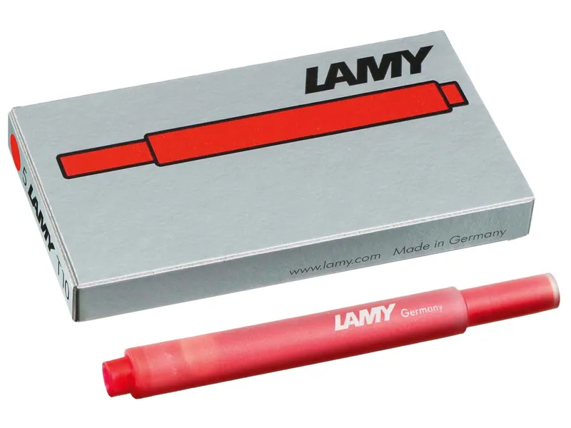 Lamy LAMY Großraum-Tintenpatrone 'T10', rot – Produktbild 1 von 2