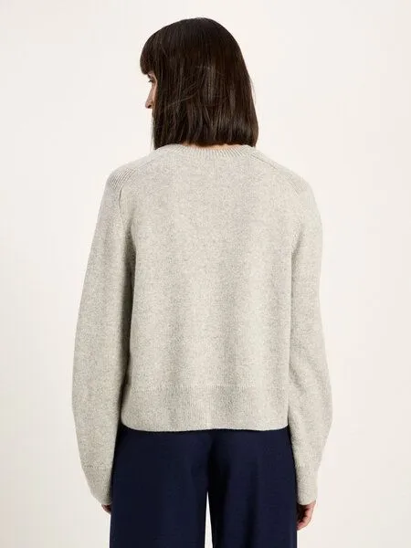 LANIUS LANIUS Cropped Pullover, Grey mel, – Produktbild 3 von 4