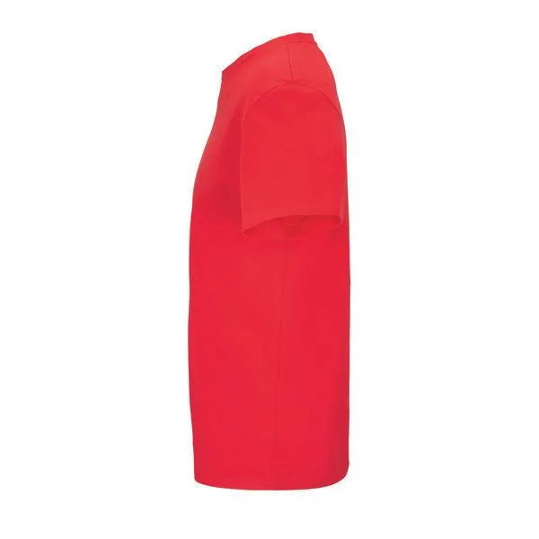 Sol's Sol's Unisex Bio Baumwolle in Umstellung T-Shirt Rundhals 27 verschiedene Farben, Rot (bright), – Produktbild 3 von 3