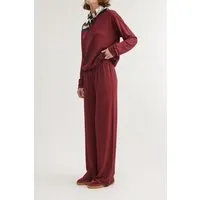 Basic Apparel Basic Apparel Lange Hose Sadie aus Ecovero, Rot (bordeaux-truffle), – Produktbild 1 von 1