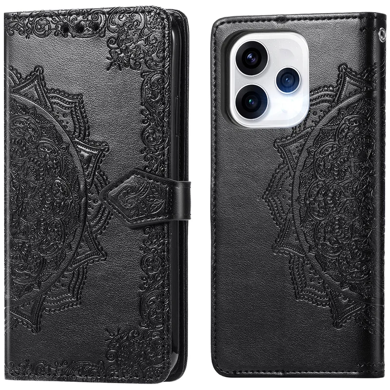 imoshion imoshion Mandala Klapphülle für das Oppo Reno15 (5G), Schwarz, – Produktbild 1 von 1