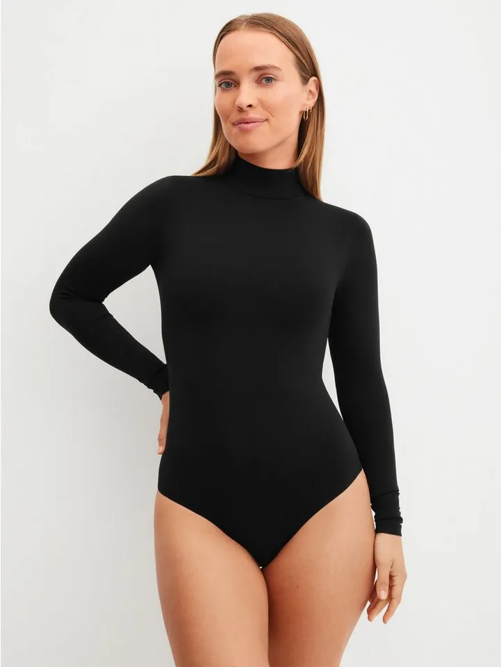 CALIDA CALIDA Shaping-Body Seamless Shape Damen (1-tlg) mit Stehkragen, nahtlos und anschmiegsam, Schwarz, – Produktbild 2 von 5