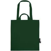 Neutral Neutral® Baumwolltasche Einkaufstasche Shopper Kurze und Lange Henkel, Bottle green (grün), – Produktbild 1 von 1