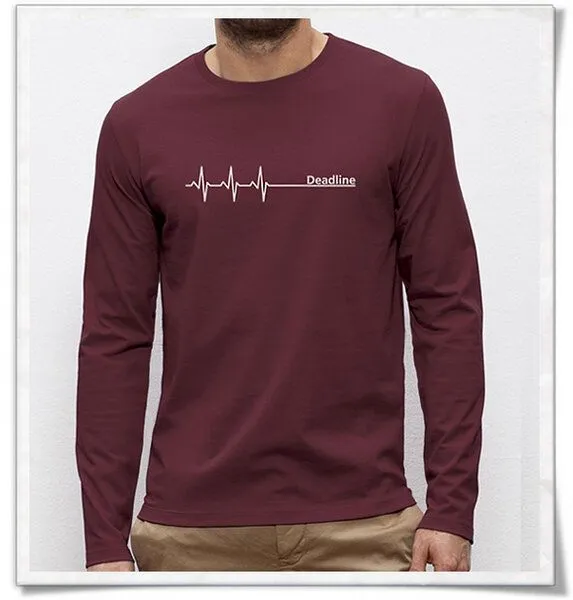 Picopoc Picopoc Deadline Langarm T-Shirt, Braun, – Produktbild 1 von 4