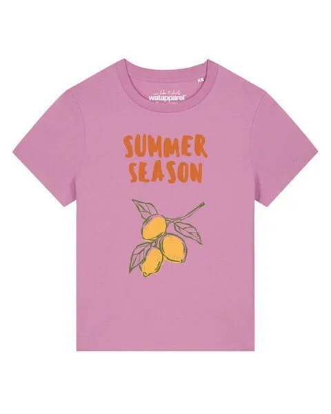 watapparel watapparel T-Shirt Frauen Summer season, Bubble pink, – Produktbild 1 von 2