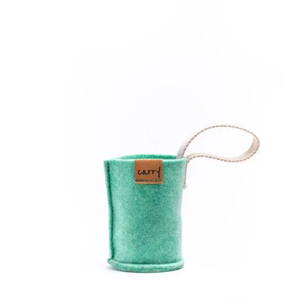 Carry Bottles Carry Bottles Carry Sleeve Filztasche 0.4l, Minze, – Produktbild 1 von 4