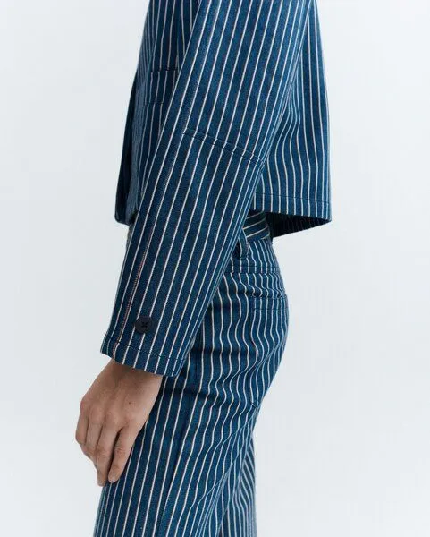 thinking mu thinking mu Railway Stripes Astrid Jacket – Produktbild 3 von 3
